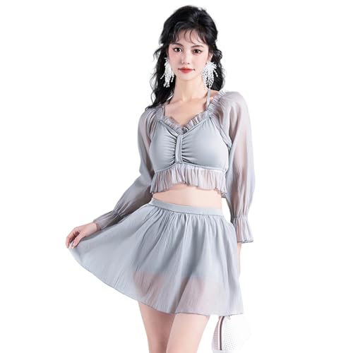 【送料無料】[7-livehouse] 水着 レディース ビキニ セパレート 2点セット 体型カバー ハイウエスト ス..