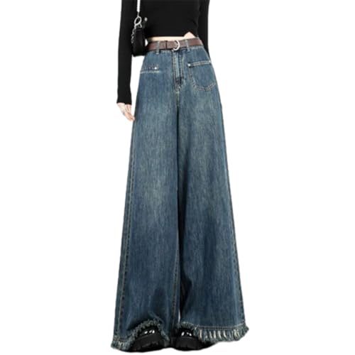 【送料無料】[ORWZDCO] デニム ワイドパンツ レディース ロングパンツ ジーンズ ボトムス 快適 ゆった..