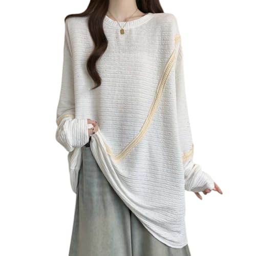 【送料無料】[Leadamon-oee] 長袖tシャツ レディース カットソー スパンコール ロングtシャツ プリーツ..