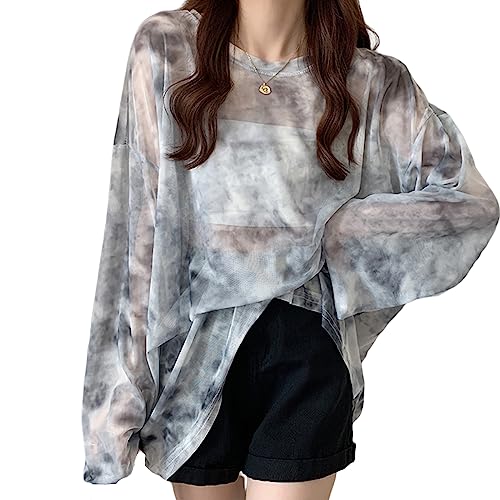 【送料無料】[xppe] シアートレーナー レディース uvカット 長袖 トップス tシャツ シースルー プルオ..