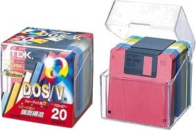 【送料無料】TDK 3.5インチ フロッピーディスク DOS/Vフォーマット カラーミックス20枚パック [MF2HD-B..
