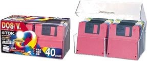 【送料無料】TDK 3.5インチ フロッピーディスク DOS/Vフォーマット カラーミックス40枚パック [MF2HDBM..