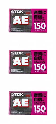 【送料無料】TDK オーディオカセットテープ AE 150分3巻パック [AE-150X3G]