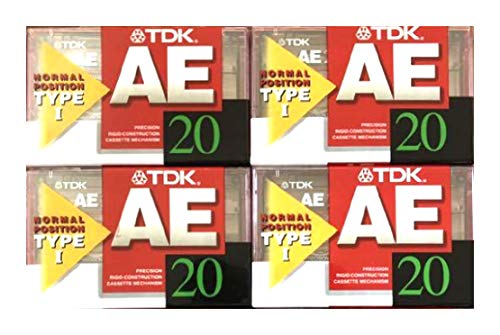 【送料無料】TDK カセットテープ AE 20分 AE-20X4F