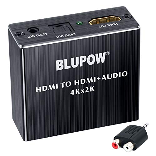 【送料無料】BLUPOW 4K30Hz HDMI音声分離器 (光デジタル・3.5mmステレオ音声出力)デジタルオーディオ・..