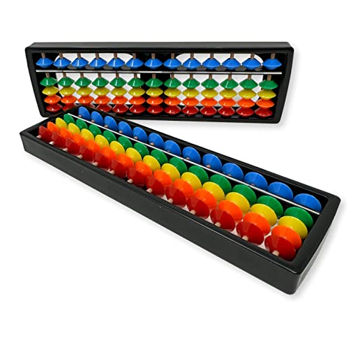 【送料無料】REONAS 子供 そろばん ミニ そろばん S こども 算盤 レインボー カラー ソロバン 7桁 4玉 家庭学習 計算 幼児 こども用 初心者用 小学生 自宅 練習用