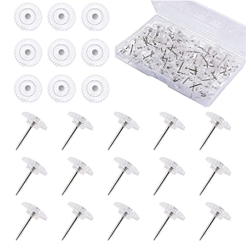 【送料無料】サムコス 文房具 リベット プッシュピン 画びょう 画鋲パンダ ドローイングスパイク 100枚..