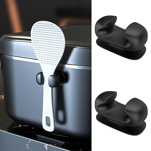 【送料無料】Moeagel しゃもじホルダー 2個入り しゃもじ 立て 粘着タイプ 取付簡単 しゃもじ置き しゃ..