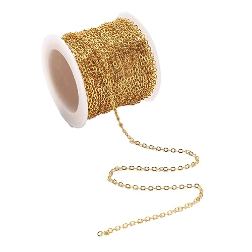 【送料無料】[Rajjo] 小豆チェーン 10m ゴールド シルバー ハンドメイド用 アクセサリーパ ...