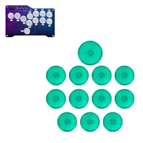 【送料無料】アーケードボタンカバー 12個 メカニカルプッシュボタンカバー Kailh Cherry Akko Gloriou..