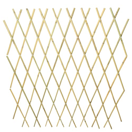 【送料無料】Jollybower伸縮タイプの竹トレリス 天然竹フェンス ガーデンフェンス 間仕切り、お庭やベ..