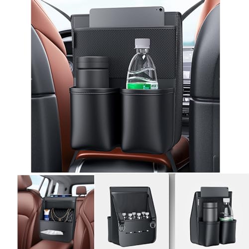 【送料無料】TATACLEA カーシートバック収納袋 吊り下げバッグ 車中収納袋 ネットポケット 多機能シー..