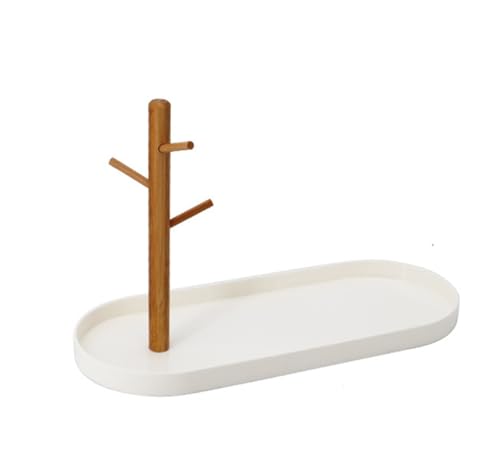 【送料無料】DIFEIUKI キーハンガー キートレイ 木製 枝 ツリー型 鍵置きスタンド 小物入れ アクセサリ..