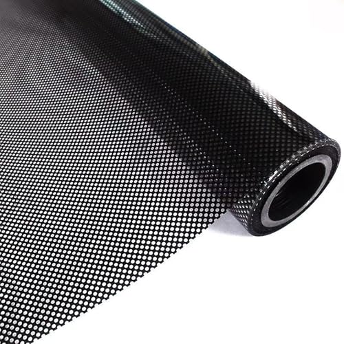 【送料無料】ウィンドウフィルム 車サイドガラス 穴あき メッシュシート ブラック ガラスステッカー 断熱 プライバシー 自己接着 貼りやすい プライバシー保護