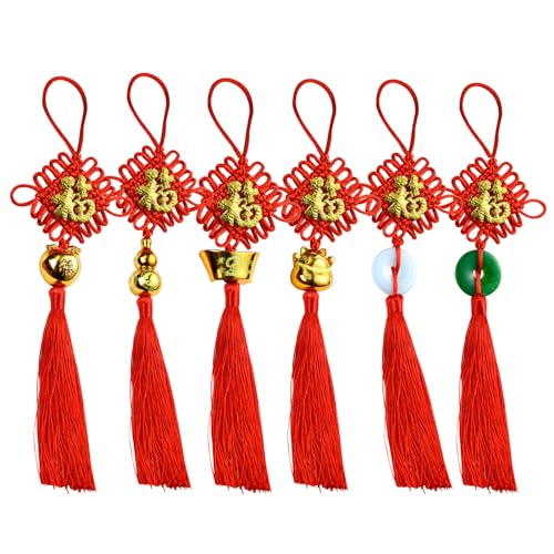 【送料無料】DIFEIUKI 中国結び タッセル フリンジ 飾り 24本セット 混色 中華風 吊るし ペンダント カ..