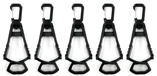 【送料無料】【改良小型カラビナ】360°回転マルチクリップ キーパーグローブホルダー 高強度 グローブ..