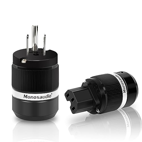 【送料無料】Monosaudio オーディオ用電源プラグ 純銅 3ピン MF100