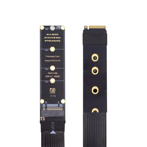 【送料無料】Xiwai NGFF M.2 M-Key NVMe エクステンダー PCI-E 4.0 X16 X8 X4 X1 アダプター グラフィ..