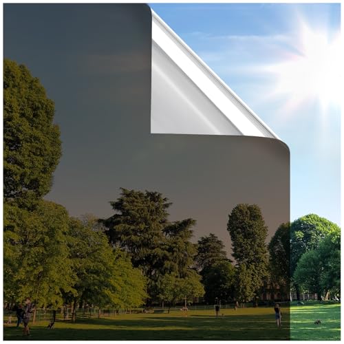 【送料無料】Rabbitgoo 窓断熱シート 遮熱 窓用フィルム マジックミラー 目隠し UV/紫外線カット 日差..