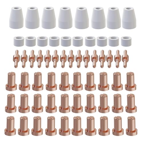 【送料無料】MIGVAN 63個 プラズマカッター ノズル 切断機用チップ プラズマカッター トーチ PT-31 電..