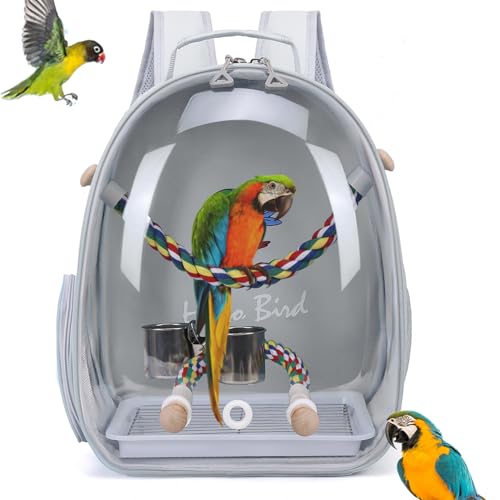 【送料無料】Hopeholic 鳥用 キャリーバッグ 鳥用 インコ キャリー リュック 鳥用 移動用ケージ 文鳥 ..