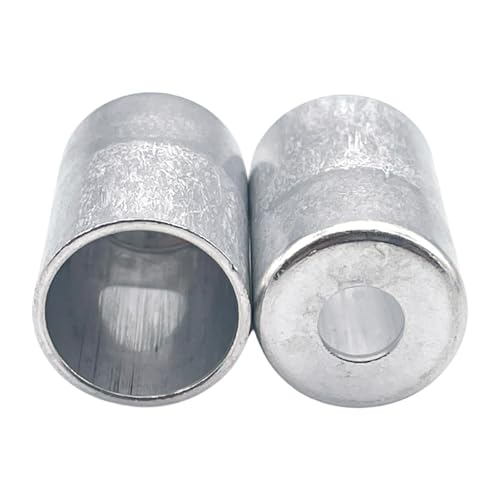 【送料無料】TIGRE BLANC カシメ キャップ エアコン ホース R12 R134a かしめ 工具 ガス漏れ クーラー コンプレッサー 圧着 接続 アルミ製 2個 セット [並行輸入品]