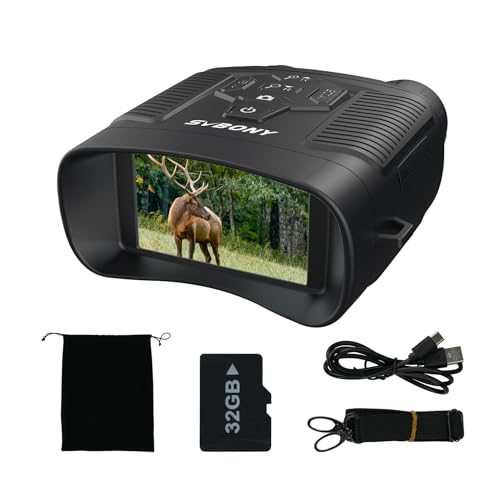 【送料無料】SVBONY 暗視スコープ 暗視鏡 小型 8倍デジタルズーム 3.0インチ TFTディスプレイ 赤外線 4..