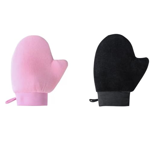 【送料無料】日焼け手袋2枚セット 日焼けローション フェイス＆ボディケア ソフトベルベット製 伸縮性..