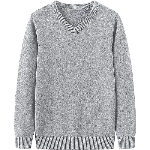 【送料無料】WOFOSY ニットセーター メンズ セーター vネック 長袖 ニット トップス 綿 無地 おしゃれ 大きいサイズ ビジネス カジュアル SY158