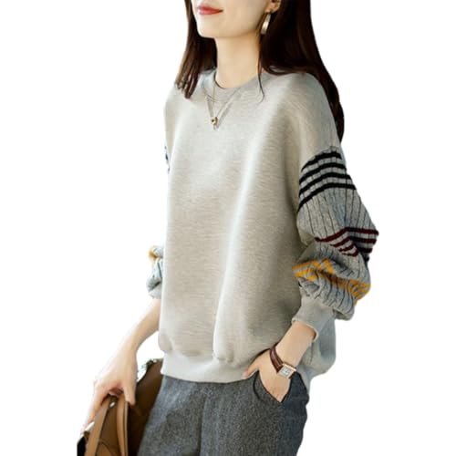 【送料無料】[NONELECEDOLE] パーカー レディース トレーナー スウェット 長袖 トップス 丸首 プルオー..