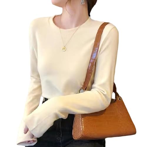 【送料無料】[Guooryvner] グオーリーブナー 長袖 Tシャツ レディース クルーネック トップス トレーナ..