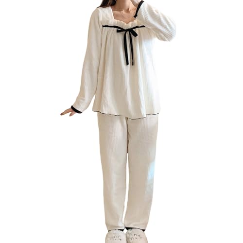 【送料無料】[Guooryvner] グオーリーブナー パジャマ レディース ルームウェア 上下セット 肌に優しい..