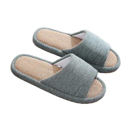 【送料無料】[Ohmyk] スリッパ 夏用 綿麻 和風 室内 メンズ レディース ルームシューズ 涼しい 蒸れな..