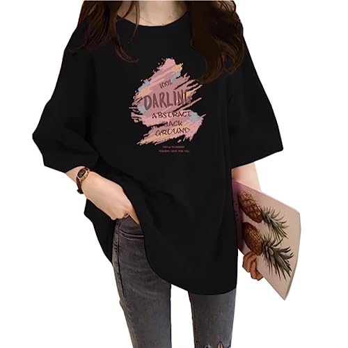 【送料無料】[SANYIN] tシャツ レディース 半袖 ゆったり 綿 ビッグシルエット 丸首 白tシャツ カット..