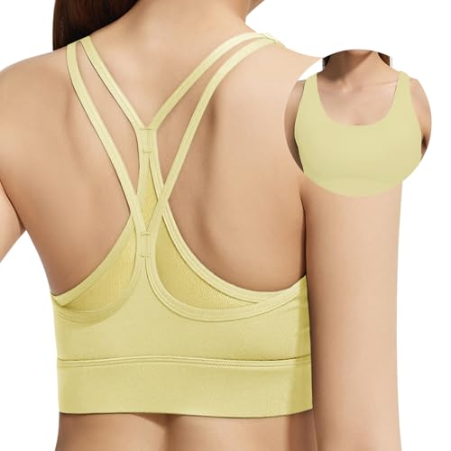 【送料無料】[Kaiyas] スポーツブラ ヨガウェア 揺れない ブラジャー スポブラ フィットネス バックク..