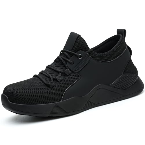 【送料無料】zcoli作業スニーカー ウォーキングシューズ 油や水でも滑りにくい ハイグリップ メンズ 作..