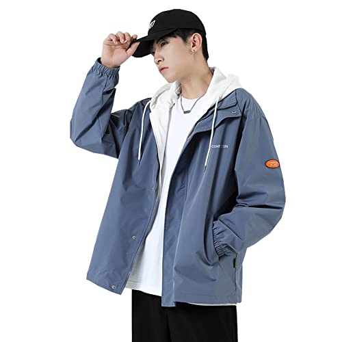 【送料無料】[TIDEWORD] ウインドブレーカー ジャンパー ジャケット メンズ カジュアル 防風 防寒 大き..
