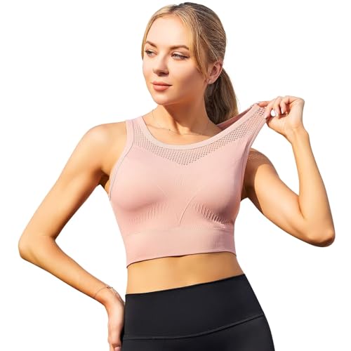 【送料無料】[Rovidorx] スポーツブラ 揺れない スポブラ スポーツブラジャー ヨガブラ ハイサポート ..