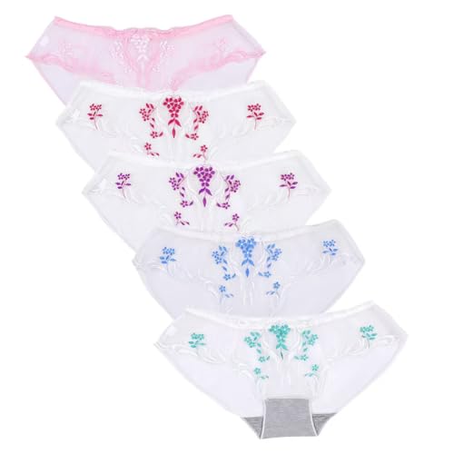 【送料無料】[BEKYNI] ショーツ レディース 総レース花柄 フルバック 刺繍入り 透け感あり 過激 ショー..