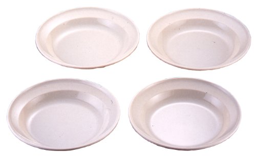 【送料無料】キャプテンスタッグ(CAPTAIN STAG) サンサンマーチ抗菌丸型カレー皿22cm 4枚組 MP-108