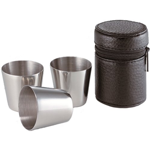 【送料無料】佐藤金属興業 SALUS スキットル バッカス ウイスキーカップ 3P