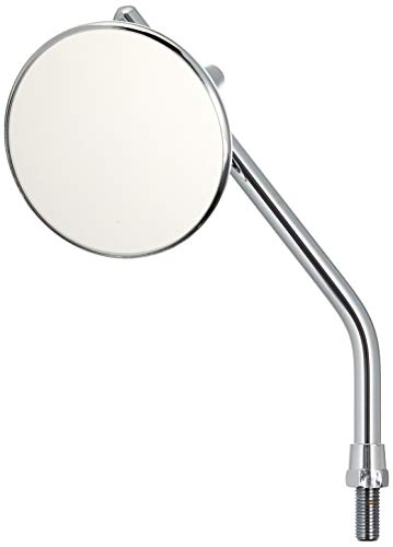 【送料無料】キジマ(Kijima) バイクパーツ ミラー ラウンドミニ 10mmボルト 左右共通 鏡面φ 76 汎用 1本入り クロームメッキ 203-9170