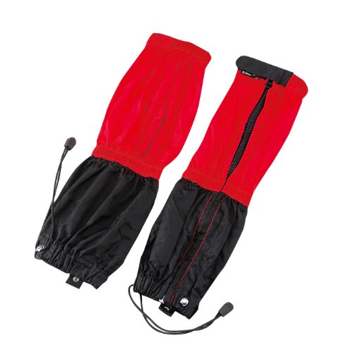 【送料無料】キャプテンスタッグ FEEL BOSCO スパッツ ロング レッド ブラック M-9834