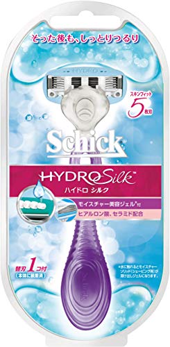 【送料無料】シック Schick ハイドロシルク ホルダー お試し用 女性用 カミソリ (替刃1コ本体に装着済み)
