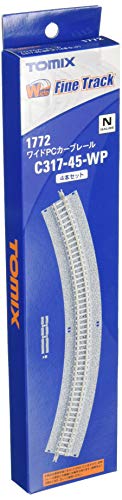 【送料無料】TOMIX Nゲージ ワイドPCカーブレール C317-45-WP F 4本セット 1772 鉄道模型用品