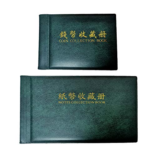 【送料無料】Augsion 2冊セット 紙幣 コイン 収集 保存用 コレクション アルバム 優品質  ...