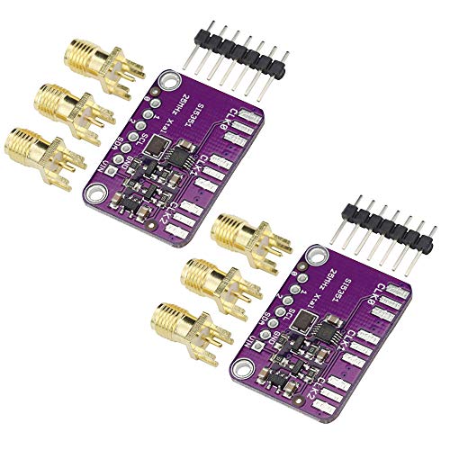 【送料無料】KKHMF 2個 Si5351A Si5351 I2C クロックジェネレータブレークアウトボード8KHz-160MHz I2C..