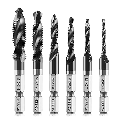 【送料無料】「最新超硬ドリルタップ登場」 ONUEMP 六角ビット ドリル HSS-Co M40 鉄工用 ドリルセット..