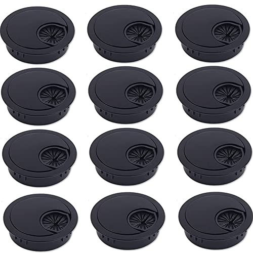 【送料無料】Bestgle配線孔キャップ60mmケーブル穴カバー丸型 ラスチック製 配線 隠し PCデスク用配線..