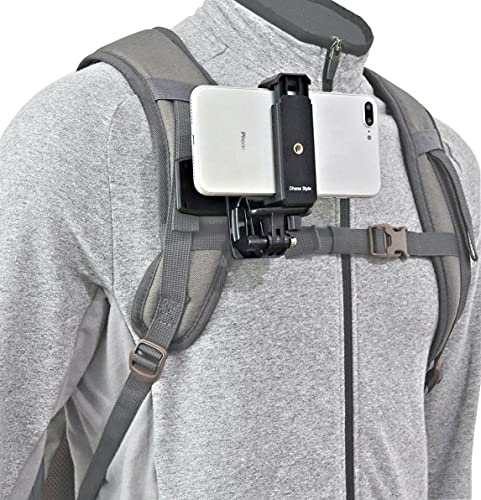 【送料無料】Dhana Style ウェアラブルカメラ スマホ デジカメ POV ハンズフリー 動画 スマホホルダー ..